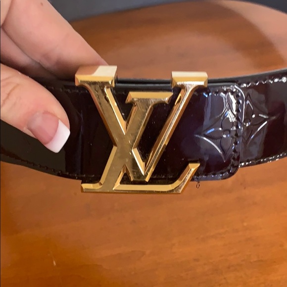 Authentic Louis Vuitton leather belt - Picture 2 of 3